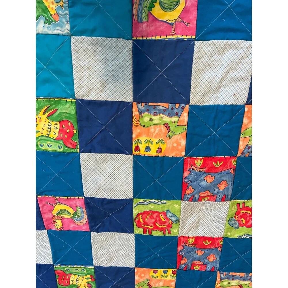 Cotton and Flannel Toddler Rag Quilt